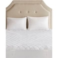 thumbnail image 1 of Pemberly Row Microfiber Heated Mattress Pad with 3M Moisture Treatment in White, 1 of 13
