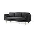 thumbnail image 1 of Pemberly Row Mid-Century Contemporary Fabric Sofa in Charcoal, 1 of 6