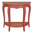 thumbnail image 1 of Pemberly Row Mid-Century Half-Moon Console Table in Antique Red, 1 of 2
