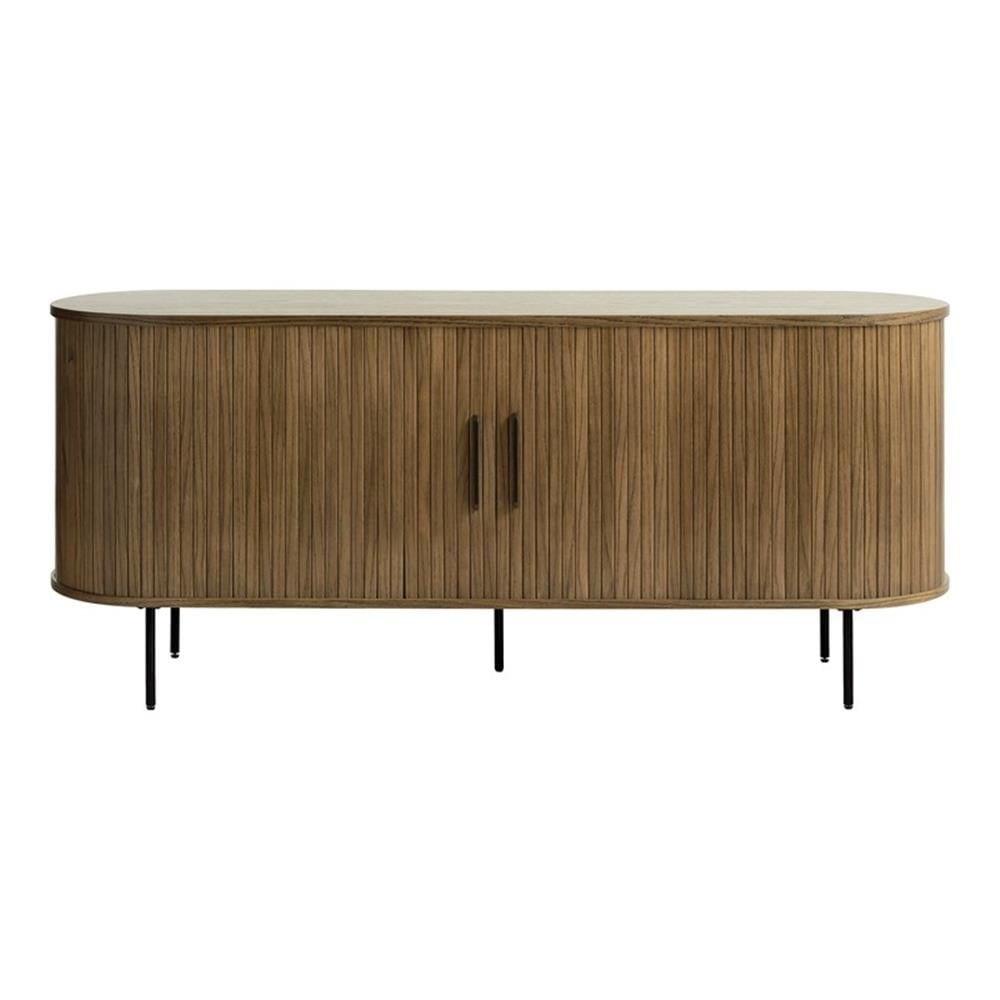 Pemberly Row Mid-Century Modern 71-inch Sideboard in Smoked Oak ...