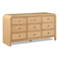 thumbnail image 1 of Pemberly Row Mid-Century NaturalAsh Wood and Natural Cane Dresser, 1 of 12