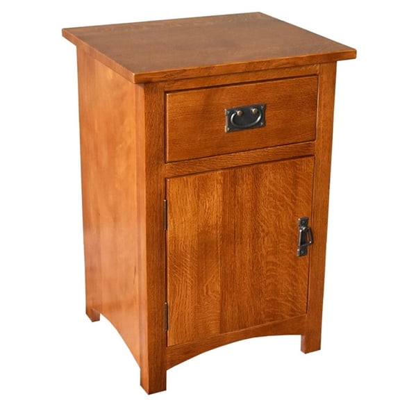 Pemberley Row Oak Cherry Nightstand Rectangular Durable