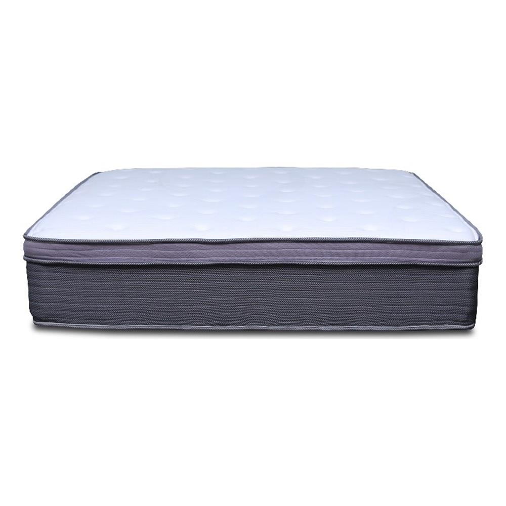 Pemberly Row Modern 12-Inch Polyurethane King Mattress in White