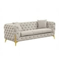 thumbnail image 1 of Pemberly Row Modern 2 PC Living Room Set Made with wood in Light Gray, 1 of 11