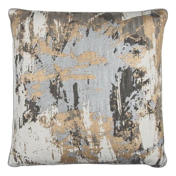 Pemberly Row Modern 20" x 20" Cotton Pillow Cover in Multi-Color