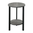 thumbnail image 1 of Pemberly Row Modern 24" Plant Stand in Driftwood Gray Wood Finish, 1 of 3