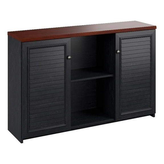 Pemberly Row Modern Accent Cabinet with Doors - Engineered Wood