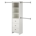 thumbnail image 1 of Pemberly Row Modern Closet Storage Organizer in White Finish, 1 of 11