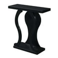 thumbnail image 1 of Pemberly Row Modern Console Table in Black Wood Finish, 1 of 3