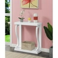 thumbnail image 1 of Pemberly Row Modern Console Table in White Wood Finish, 1 of 7