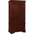 thumbnail image 1 of Pemberly Row Modern / Contemporary 2 Drawer Armoire in Cherry, 1 of 2