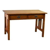 Pemberly Row Modern / Contemporary 48" Wood Writing Desk in Cherry