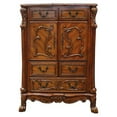 thumbnail image 1 of Pemberly Row Modern / Contemporary 5-Drawer Wood Chest in Cherry, 1 of 3