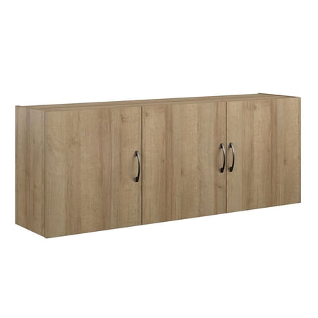 Pemberly Row Modern / Contemporary 54" Wall Cabinet in Natural