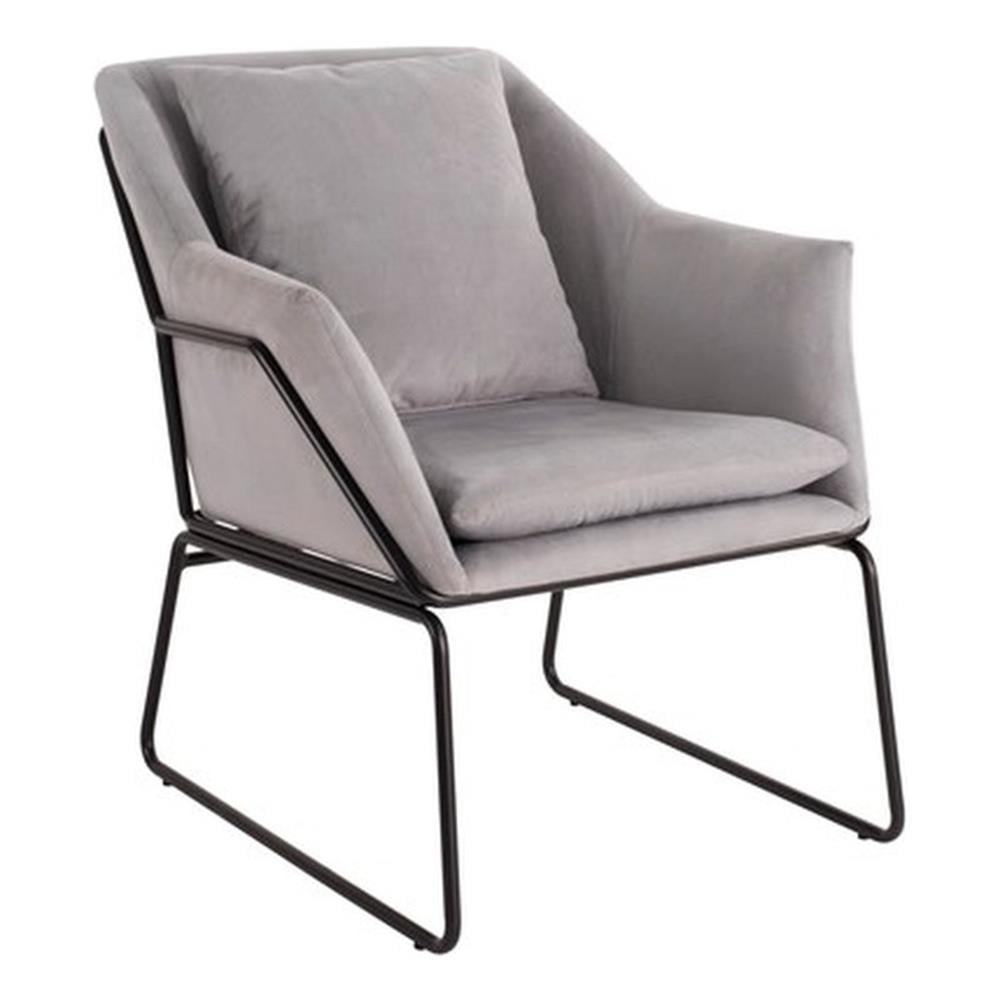 Pemberly Row Modern / Contemporary Accent Chair in French Gray ...