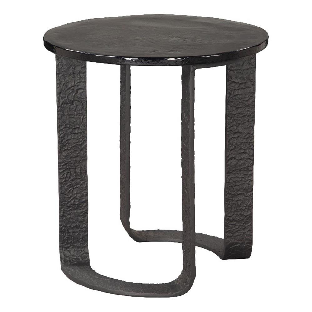 Pemberly Row Modern / Contemporary Aluminum Side Table Black - Walmart.com
