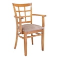thumbnail image 1 of Pemberly Row Modern / Contemporary Arm Chair in Cherry Finish, 1 of 1