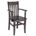 thumbnail image 1 of Pemberly Row Modern / Contemporary Arm Chair in Walnut Finish, 1 of 2