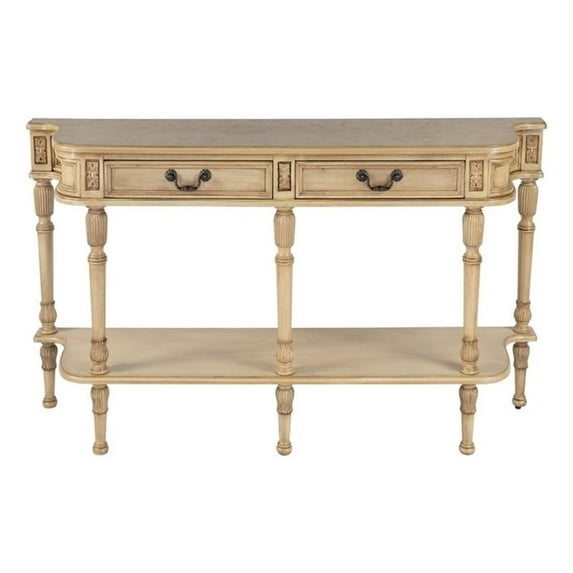Pemberly Row Modern / Contemporary Console Table - Antique Beige