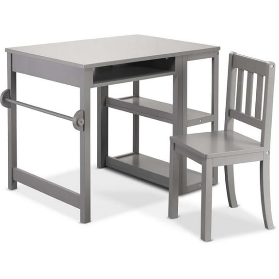 Pemberly Row Modern / Contemporary Creative Play Station in Gray