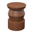 thumbnail image 1 of Pemberly Row Modern / Contemporary Eclectic 14" Side Table Brown, 1 of 4