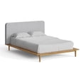 thumbnail image 1 of Pemberly Row Modern / Contemporary FabricQueen Size Bed in Natural, 1 of 4