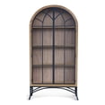 thumbnail image 1 of Pemberly Row Modern / Contemporary Glass Display Cabinet in Oak, 1 of 6
