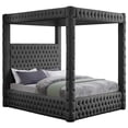 thumbnail image 1 of Pemberly Row Modern / Contemporary Gray Finish Velvet Queen Bed, 1 of 6