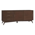 thumbnail image 1 of Pemberly Row Modern / Contemporary Large TV Console in Walnut, 1 of 9