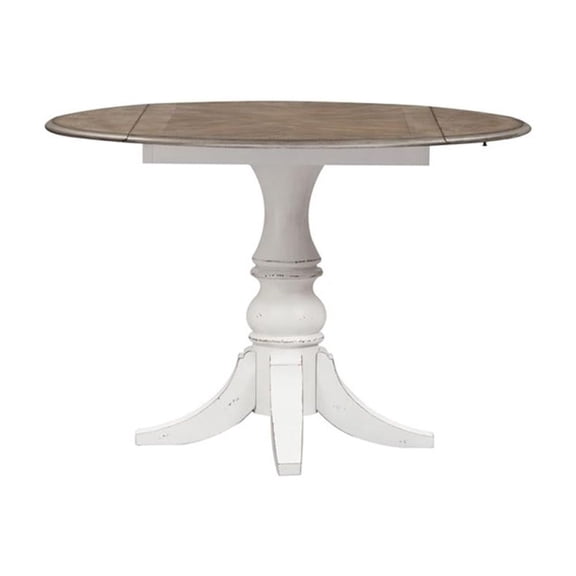 Pemberly Row Modern / Contemporary Magnolia Manor Drop Leaf Table
