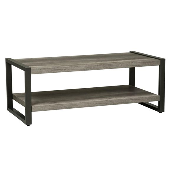 Pemberly Row Modern / Contemporary Medium Gray Finish Bench 3 Pack