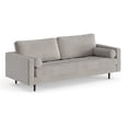 thumbnail image 1 of Pemberly Row Modern / Contemporary Performance Velvet Sofa in Silver, 1 of 6