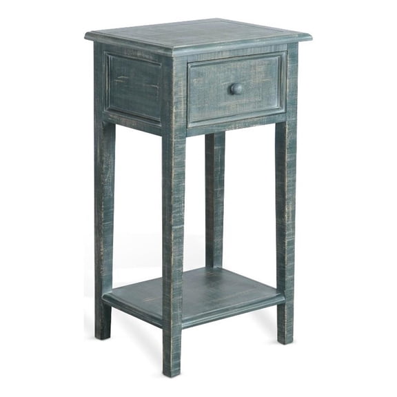 Pemberly Row Modern / Contemporary Sea Grass Wood Side Table