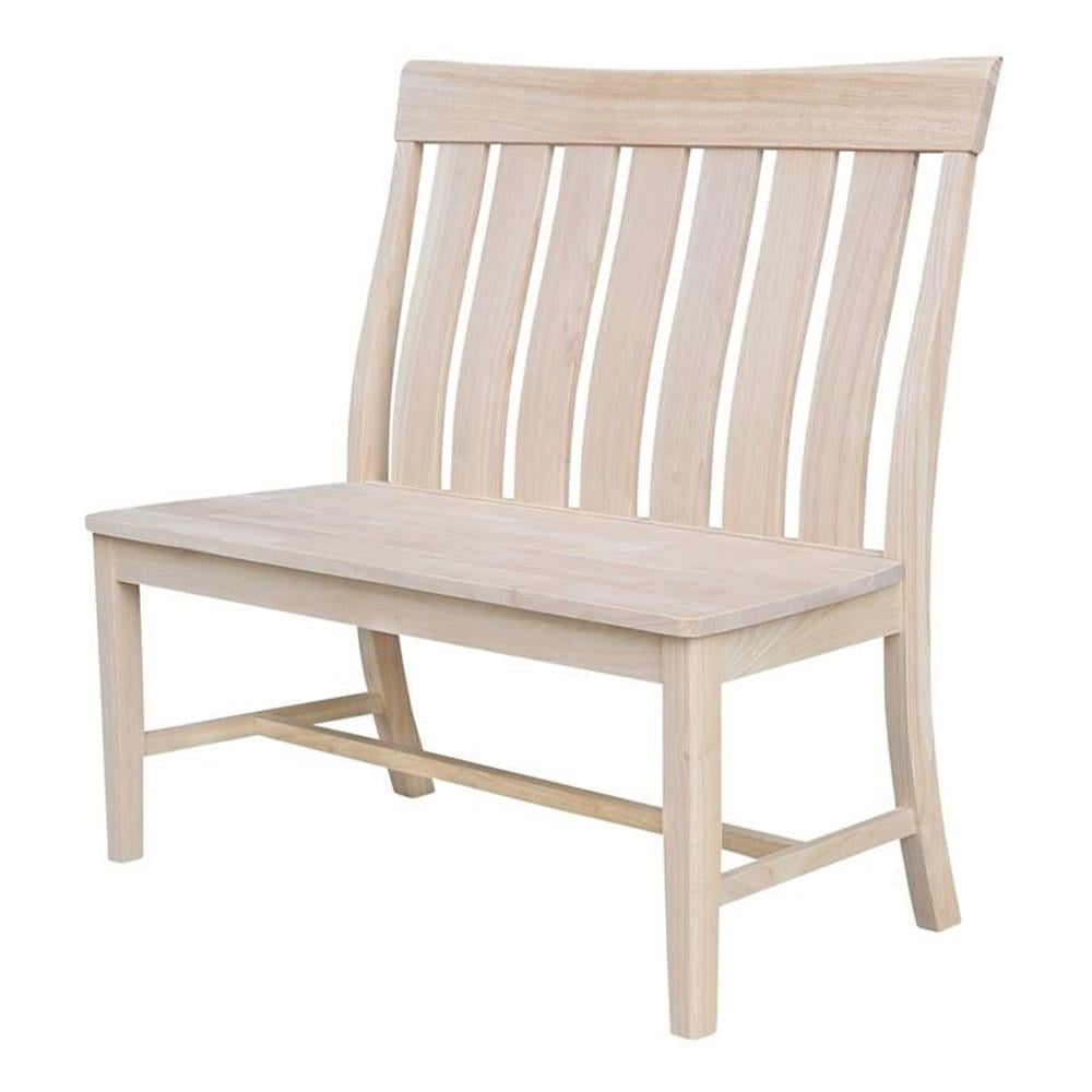 Pemberly Row Modern / Contemporary Solid Wood Bench - Unfinished ...