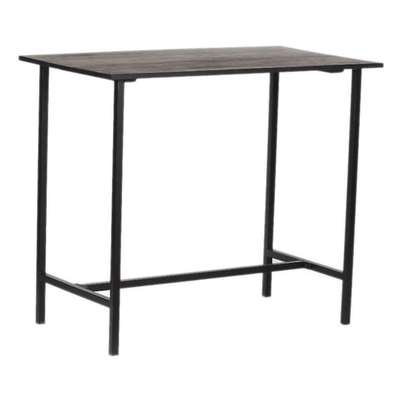 Pemberly Row Modern / Contemporary Solid Wood Counter Table in Gray