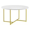 thumbnail image 1 of Pemberly Row Modern / Contemporary Stevenson Round Coffee Table White, 1 of 7
