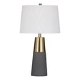 thumbnail image 1 of Pemberly Row Modern / Contemporary Table Lamp in Gray Concrete Stone, 1 of 3