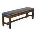 thumbnail image 1 of Pemberly Row Modern / Contemporary Tobacco Leaf Dining Bench with Cushion, 1 of 4