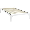 thumbnail image 1 of Pemberly Row Modern / Contemporary Twin Platform Bed in White, 1 of 5