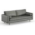 thumbnail image 1 of Pemberly Row Modern / Contemporary Vegan Leather Sofa in Slate, 1 of 5
