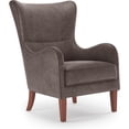 thumbnail image 1 of Pemberly Row Modern / Contemporary Wingback Chair Espresso Brown, 1 of 6