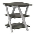 thumbnail image 1 of Pemberly Row Modern / Contemporary Wood End Table in Stone Gray, 1 of 2