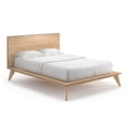thumbnail image 1 of Pemberly Row Modern / Contemporary Wood Queen Size Bed in Light Oak, 1 of 5