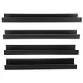 thumbnail image 1 of Pemberly Row  Modern  Edge Frame Ledge  Set of 4 Black Engineered Wood, 1 of 4