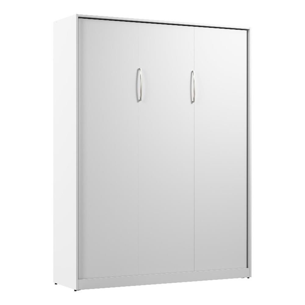 Pemberly Row Modern Engineered Wood Queen Murphy Bed in White - Walmart.com