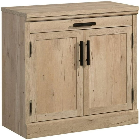 Pemberly Row Modern Engineered Wood Utility/Stand Library Base in Prime Oak