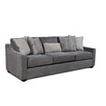 thumbnail image 1 of Pemberly Row Modern Fabric Bagley Slim Track Arm Sofa in Gray, 1 of 7