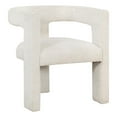 thumbnail image 1 of Pemberly Row Modern Fabric Upholstered Accent Side Chair White, 1 of 12