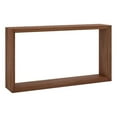 thumbnail image 1 of Pemberly Row Modern Farmhouse 55" Satin Walnut MDF Console Table, 1 of 8