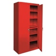 thumbnail image 1 of Pemberly Row Modern Industrial Office Adjustable Storage Cabinet in Red, 1 of 2